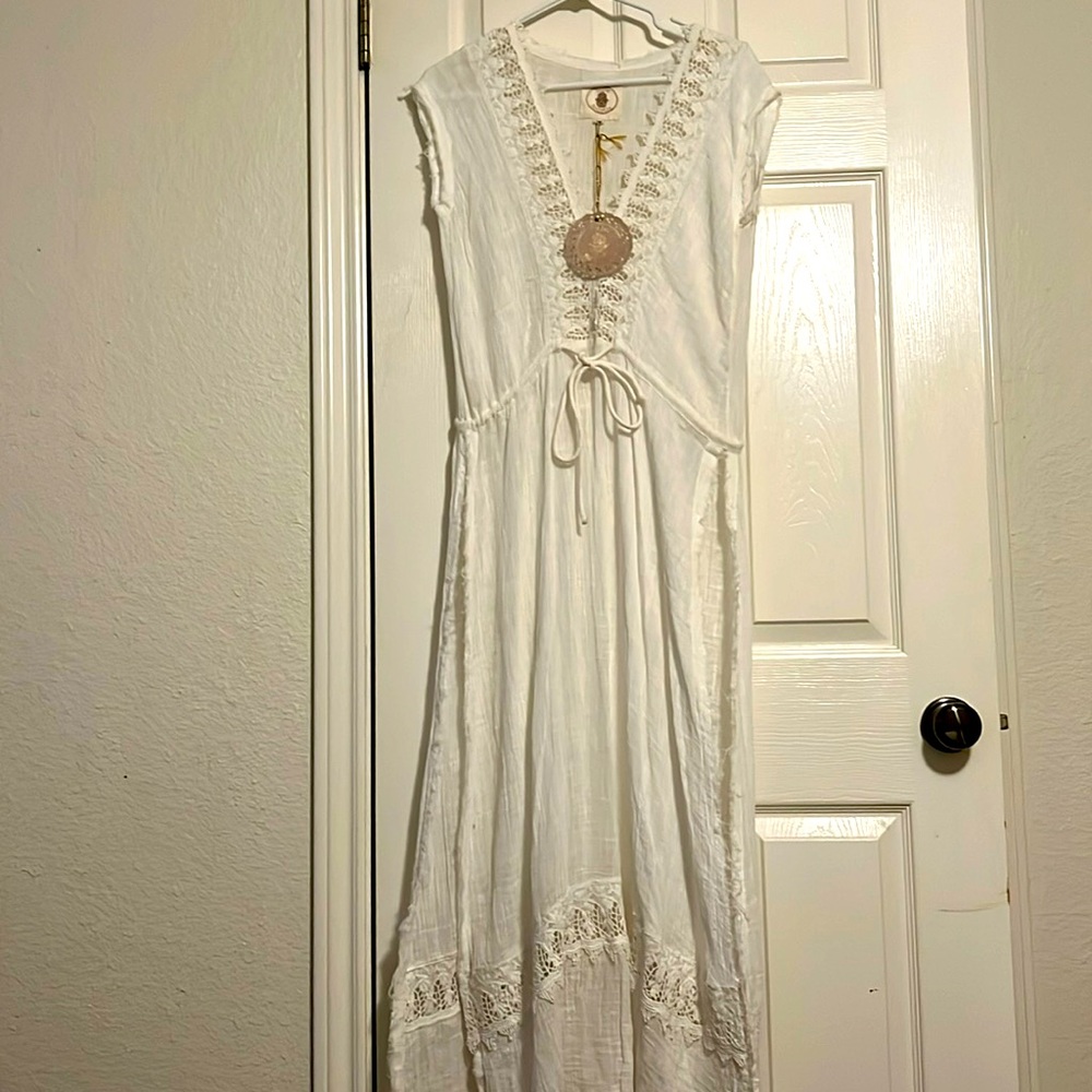 Cowgirl hippy inspired cover up or layered dress